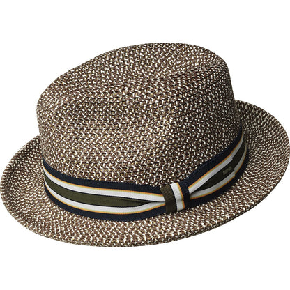 Bailey Hats Salem Fedora - Classic Toyo Braid with Striped Band Savings