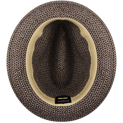 Bailey Hats Salem Fedora - Classic Toyo Braid with Striped Band Savings