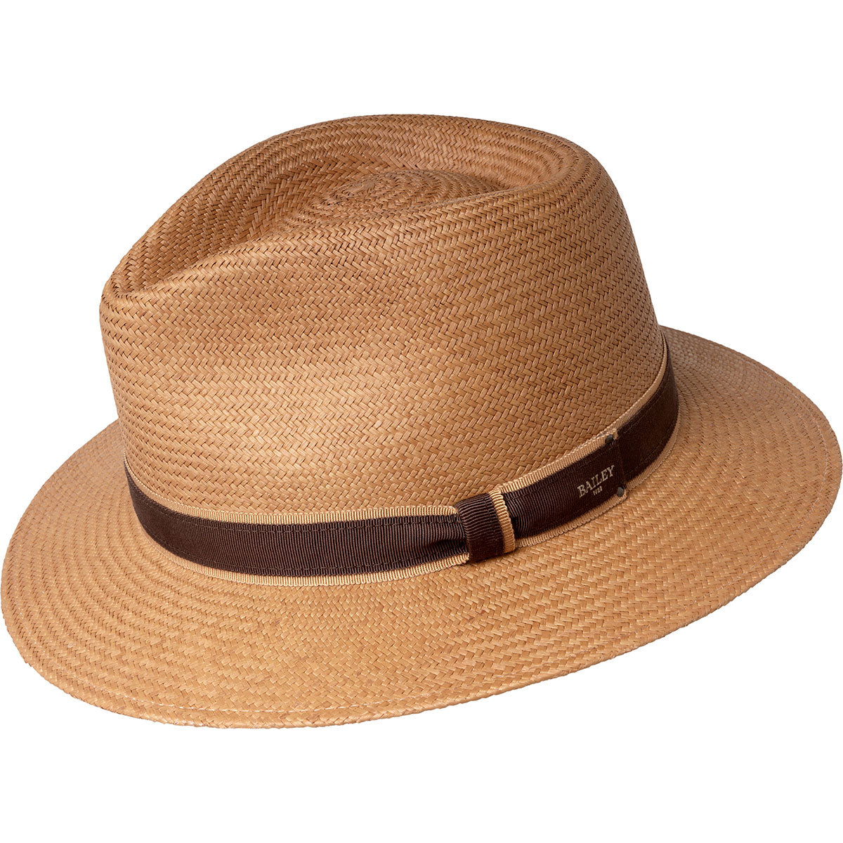 Brooks Panama Fedora - Genuine Ecuador Toquilla Straw Hat Affordable