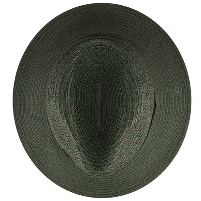 Mullan Fedora - Fine Toyolene Braid Summer Straw Hat On Sale